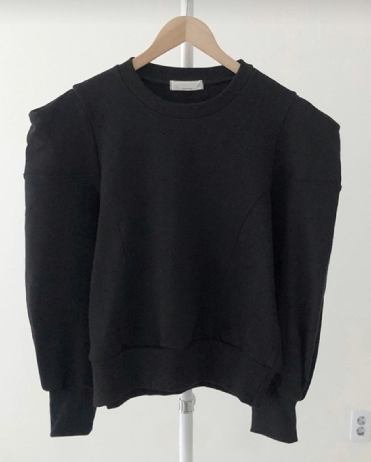 Puff Sleeve Cropped Sweatshirt
