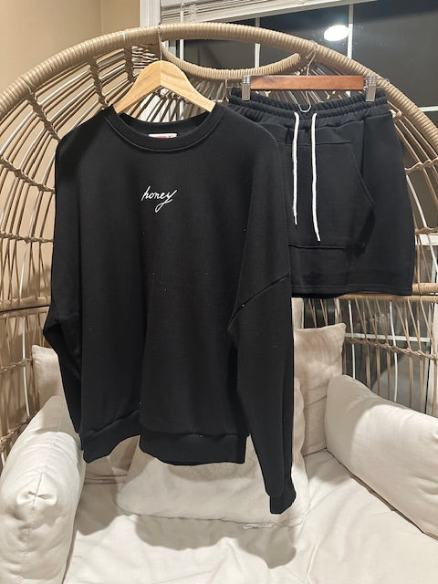 Honey Sweatshirts & Skort Set
