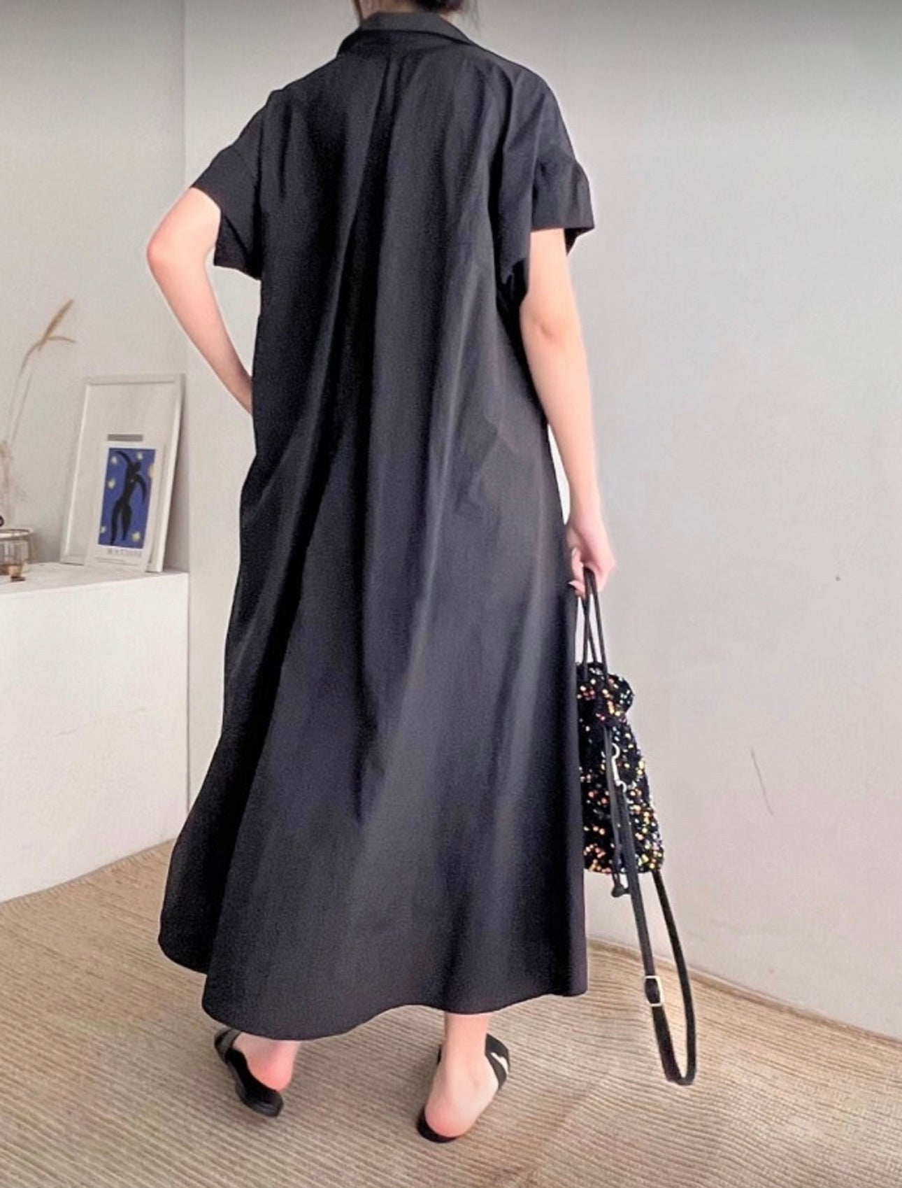Breathable Safari Robe Dress W/Belt