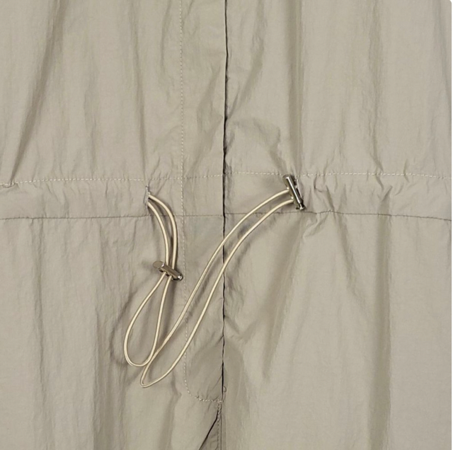 Crunch and Flexible Zipper Front Romper (바스락소재)