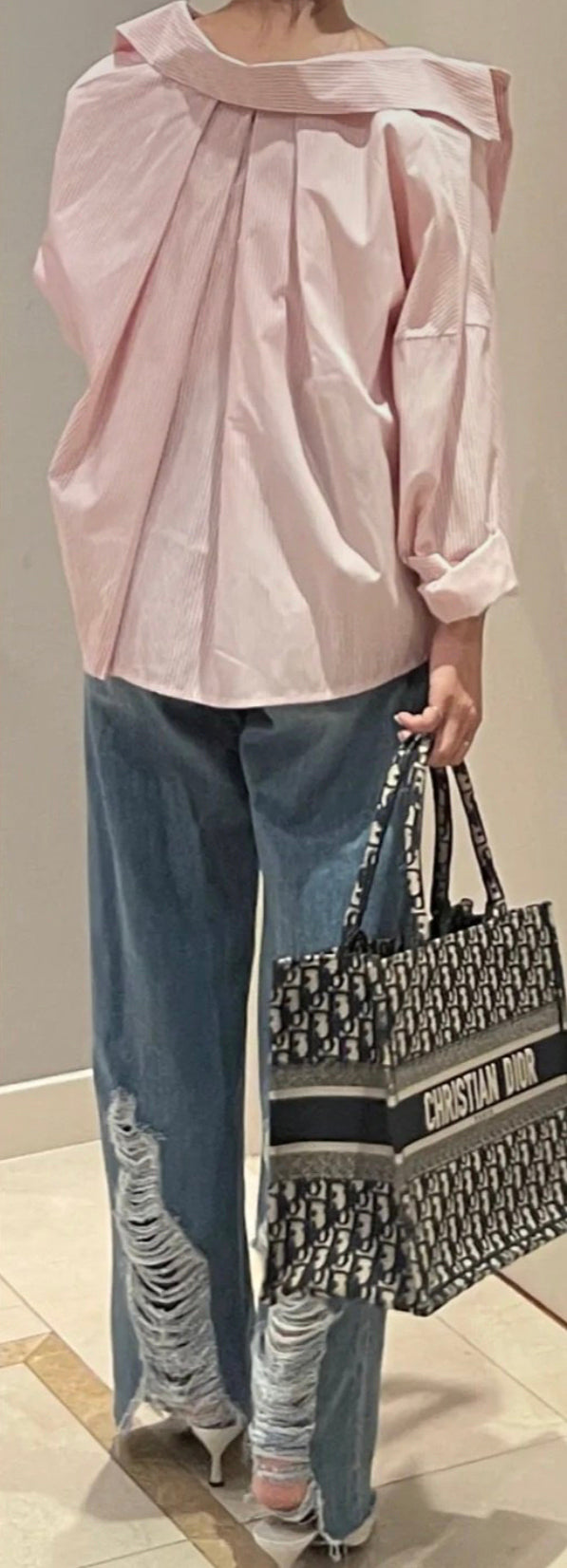 Pleated Back Loose Fit Shirts