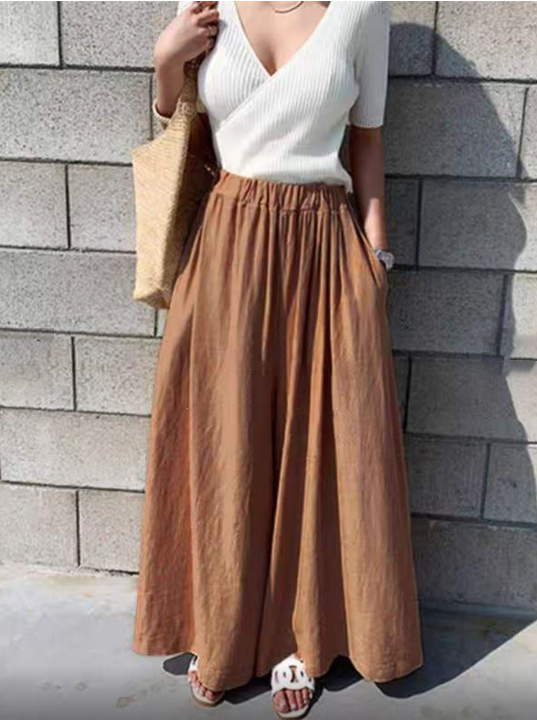 Linen Colorful Wide Pants (시원한 린넨 와이드 팬츠)