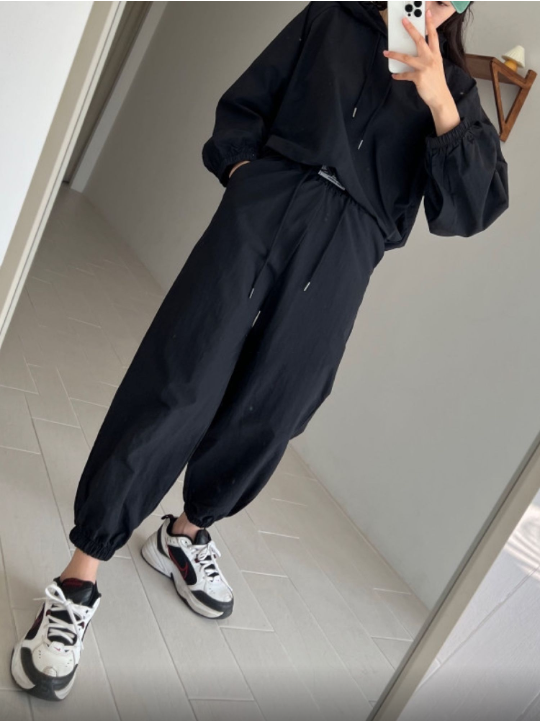 Cropped Training Hood Top