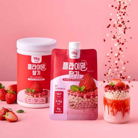 π₯ Newπ₯ FULLIGHT FLIMEAL Protein Shake 45g x 7ea Pack Strawberry Flavor (νλΌμ΄λ° λ¨λ°±μ§μμ΄ν¬ λΈκΈ°λ§)