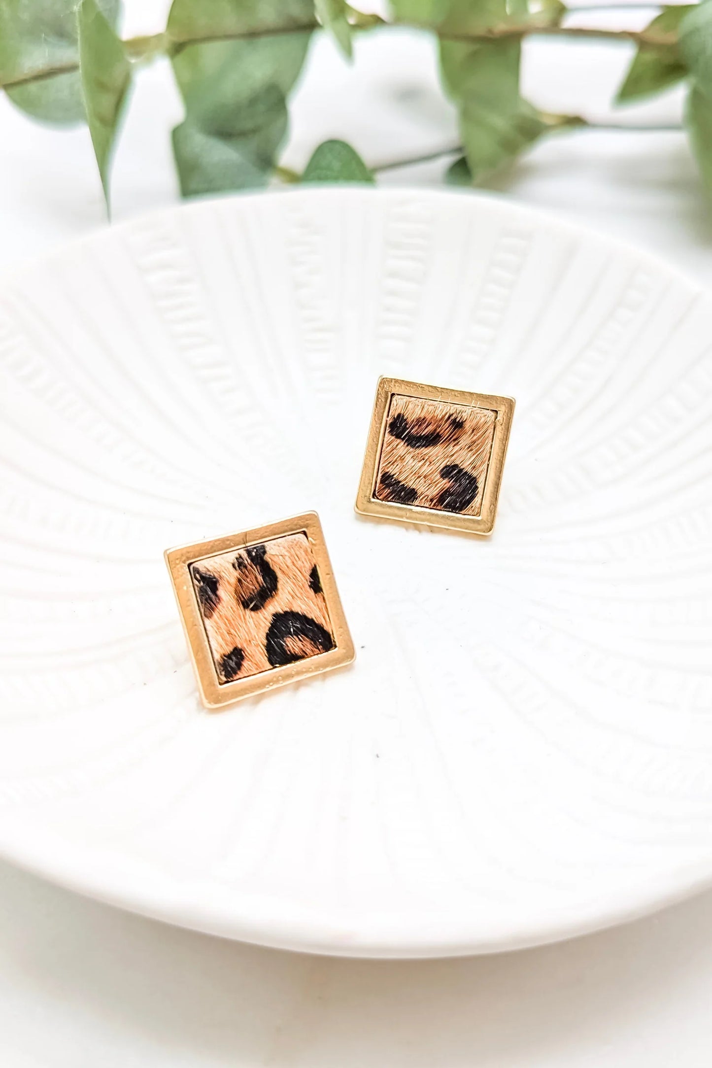 Carlie Leopard Earrings