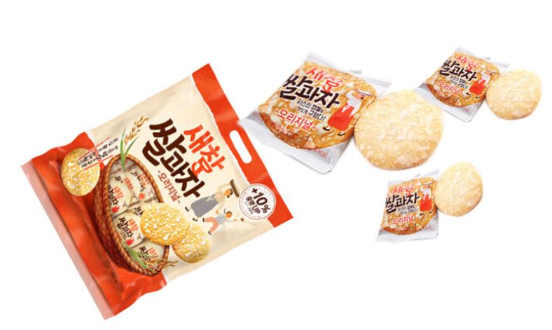 새참 쌀과자 오리지날 2입 x 30봉 (Saecham Rice Cracker 300g)