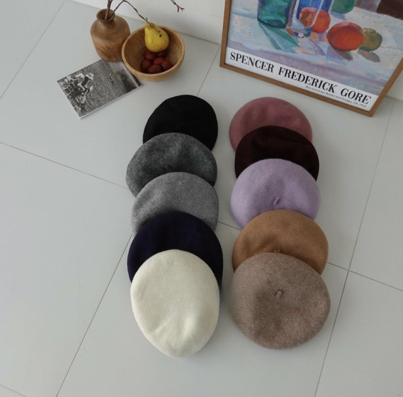 Wool Top Point Beret (4 Season)