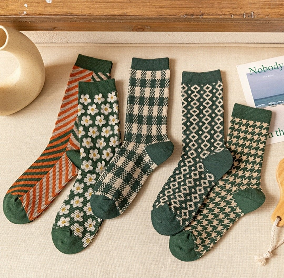 Green Holic Socks -Made in Korea