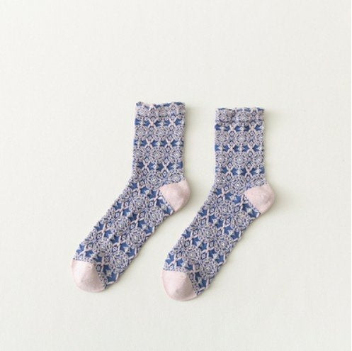 Unique Embroidery Socks