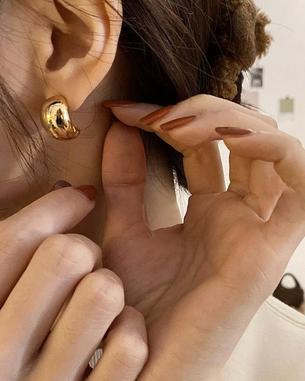 Bold Beans Earring (Gold / Silver)