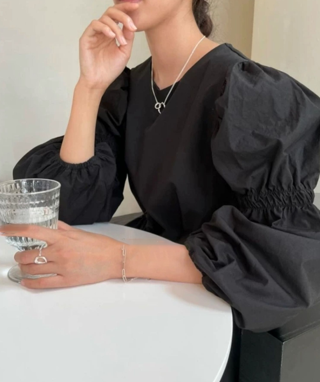 Medieval Times Long Dress (소매가 매력적인 면 드레스)