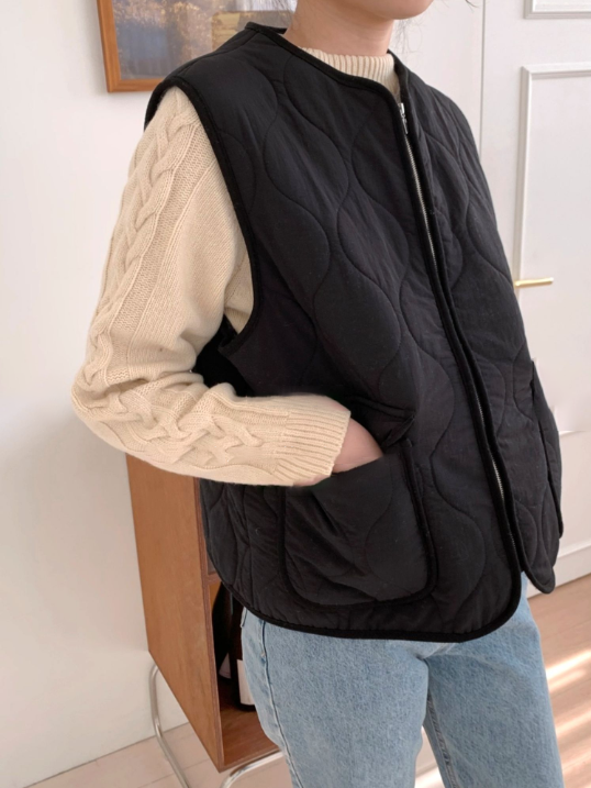 Fleece Quilted Vest