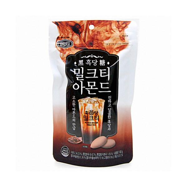 Black Sugar Milk tea Almond 머거본 흑당밀크티 아몬드