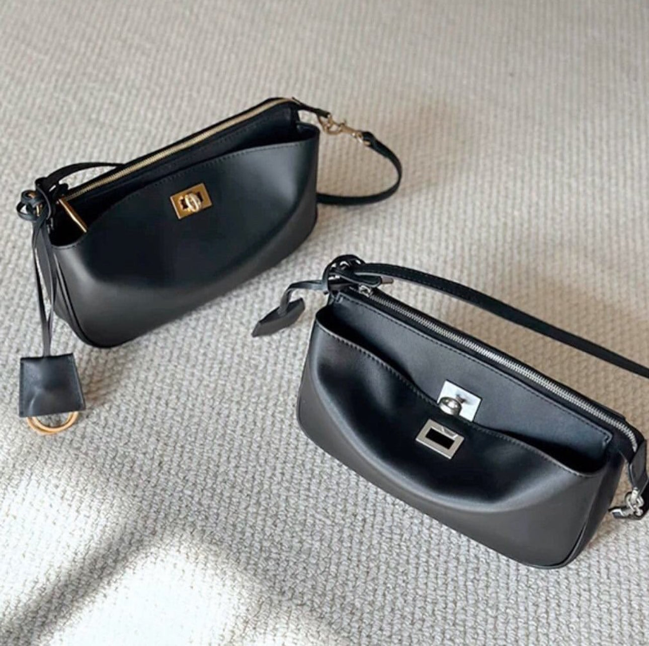 Full-grain leather shoulder bag – iOikos