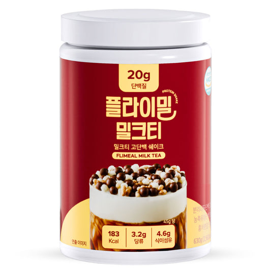 💥 New💥 FULLIGHT FLIMEAL PROTEIN SHAKE 630g Milk Tea Flavor (플라이밀 단백질쉐이크 대용량 밀크티 맛)