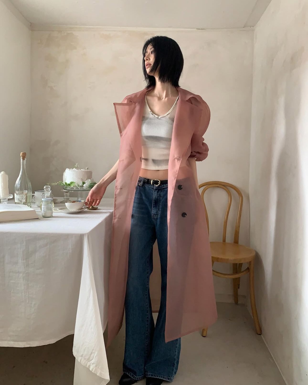 Organza Trench Coat – iOikos