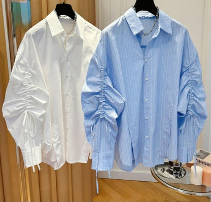 Gathering Sleeve Point Shirts