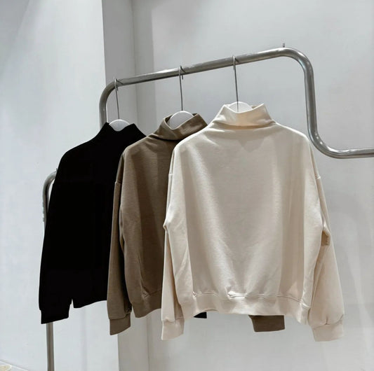 Mock Neck Sweatshirts