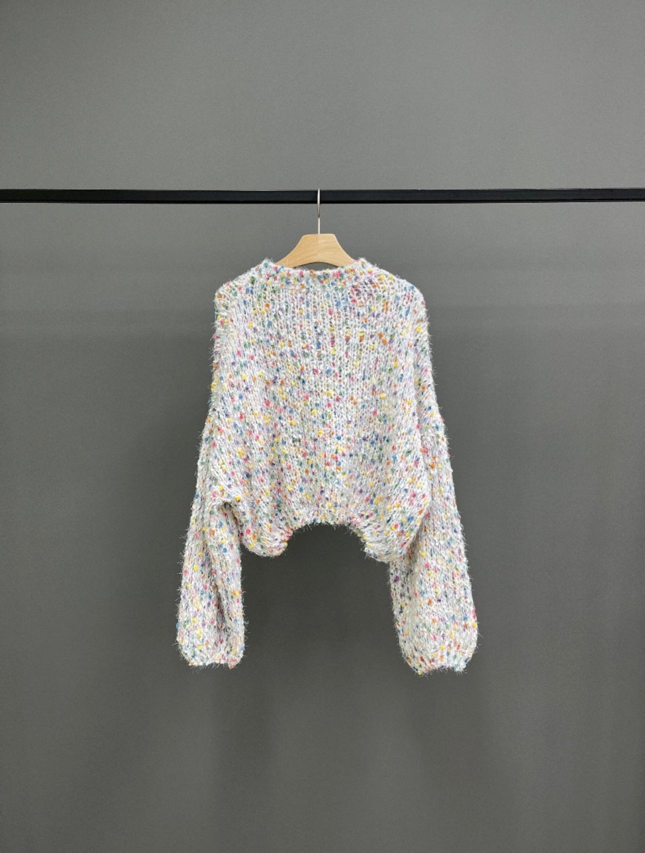 Colorful Popcorn Knit Top (So soft and Comfy)