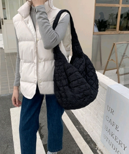 Cloud Quilting Bag (폭신한 구름을 닮은 빅백 ☁️ ⛅️)