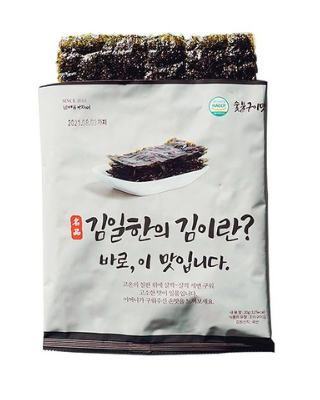 Hand-made Grilled Laver (김일한의 김이란? 수제 철판직화구이 전장김) 20g x 10pack