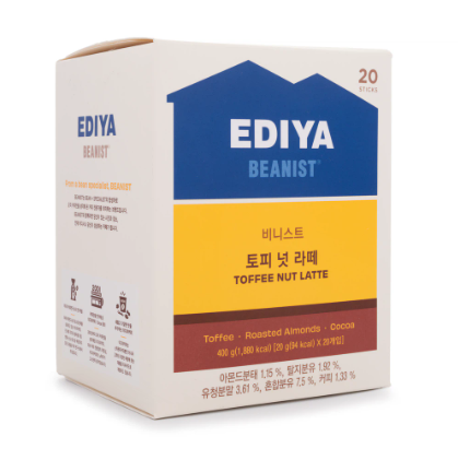 EDIYA Beanist Toffee Nut Latte 20ct