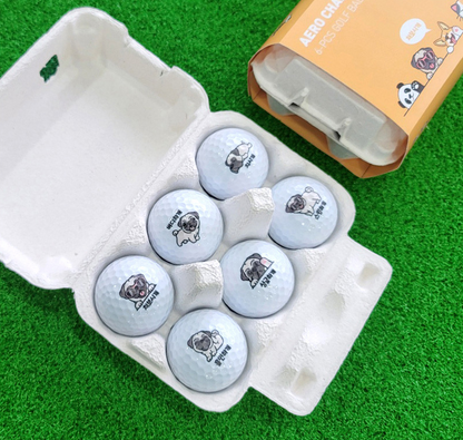 Cute Character Golf Balls 6pcs Set (골프공 6개입 선물세트)