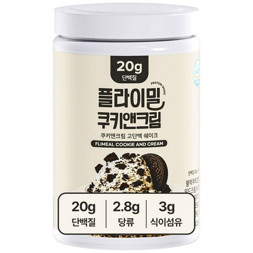 💥 New💥 FULLIGHT FLIMEAL Protein Shake 630g Cookies & Cream Flavor (플라이밀 단백질쉐이크 대용량 쿠키 앤 크림 맛)