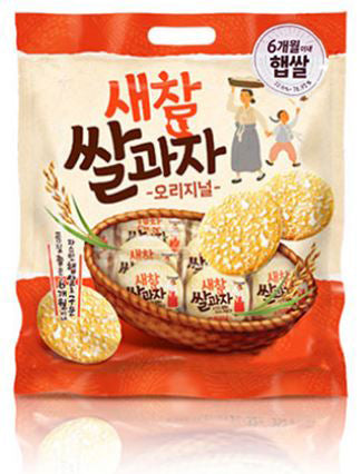 새참 쌀과자 오리지날 2입 x 30봉 (Saecham Rice Cracker 300g)