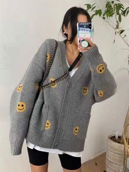 All Over the Smile Cardigan 😊