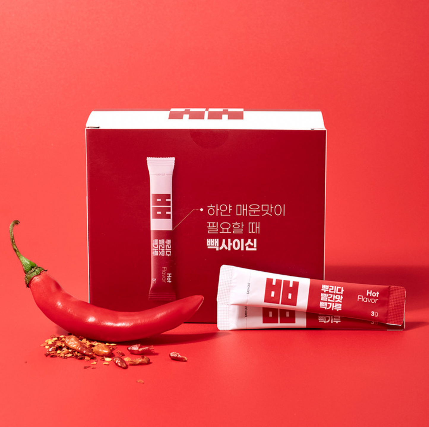 백가루 스파이시 캡사이신 시즈닝 (Bbacksaicin Hot Flavor) 30ct