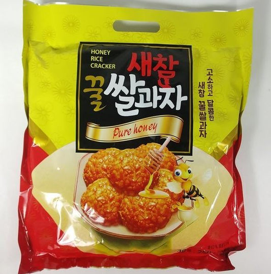 새참 꿀 쌀과자 낱개포장 38봉 (Saecham Honey Rice Cracker 250g)